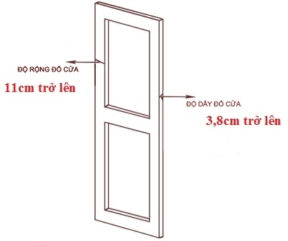 Điều kiện cửa gỗ lắp đặt khóa cửa Samsung SHS P718